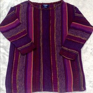 Women’s chaps half sleeve sweater